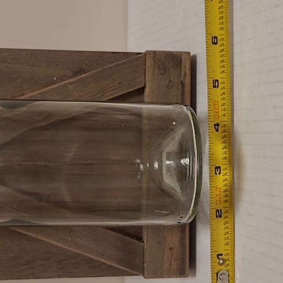 Beautiful Wood Board with Glass Bottle Wall Sconce - Picture 13 of 15